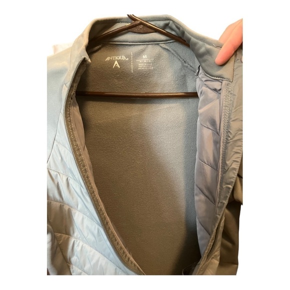 Antigua Altitude Lightweight 104345-014 Steel Fuzzy Interior Long Sleeve M - Picture 5 of 14